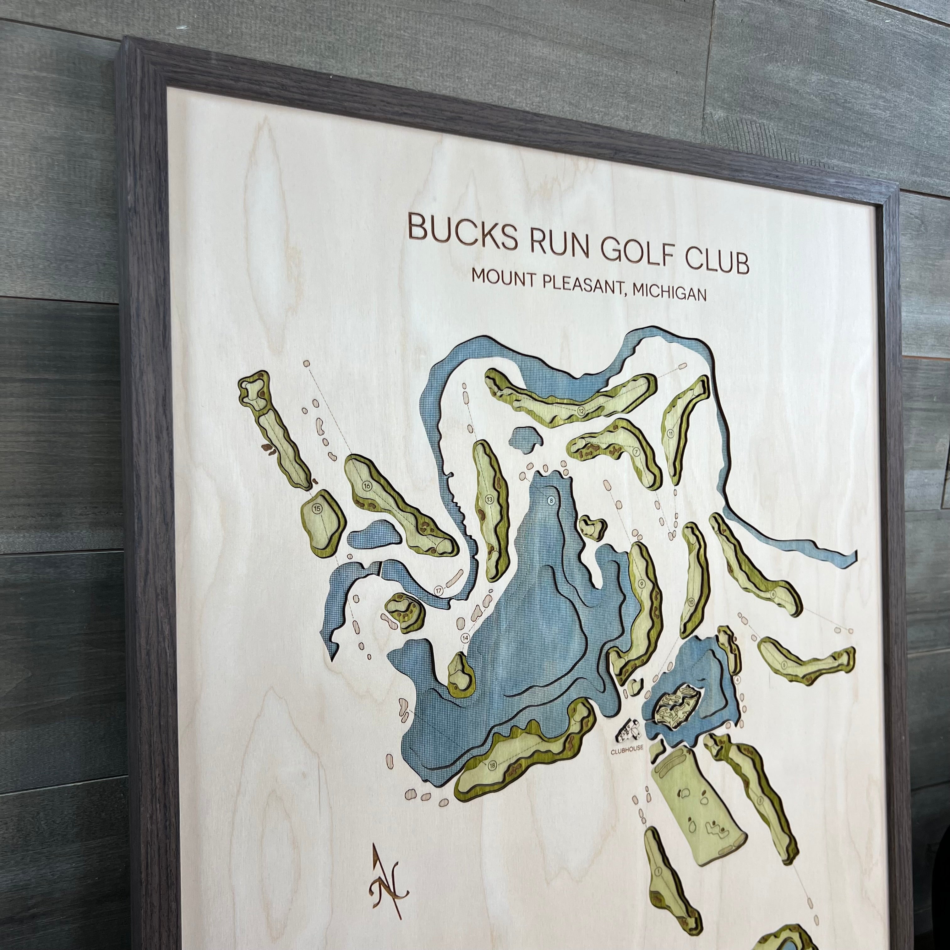 Custom 3D Multi-Layer Golf Map