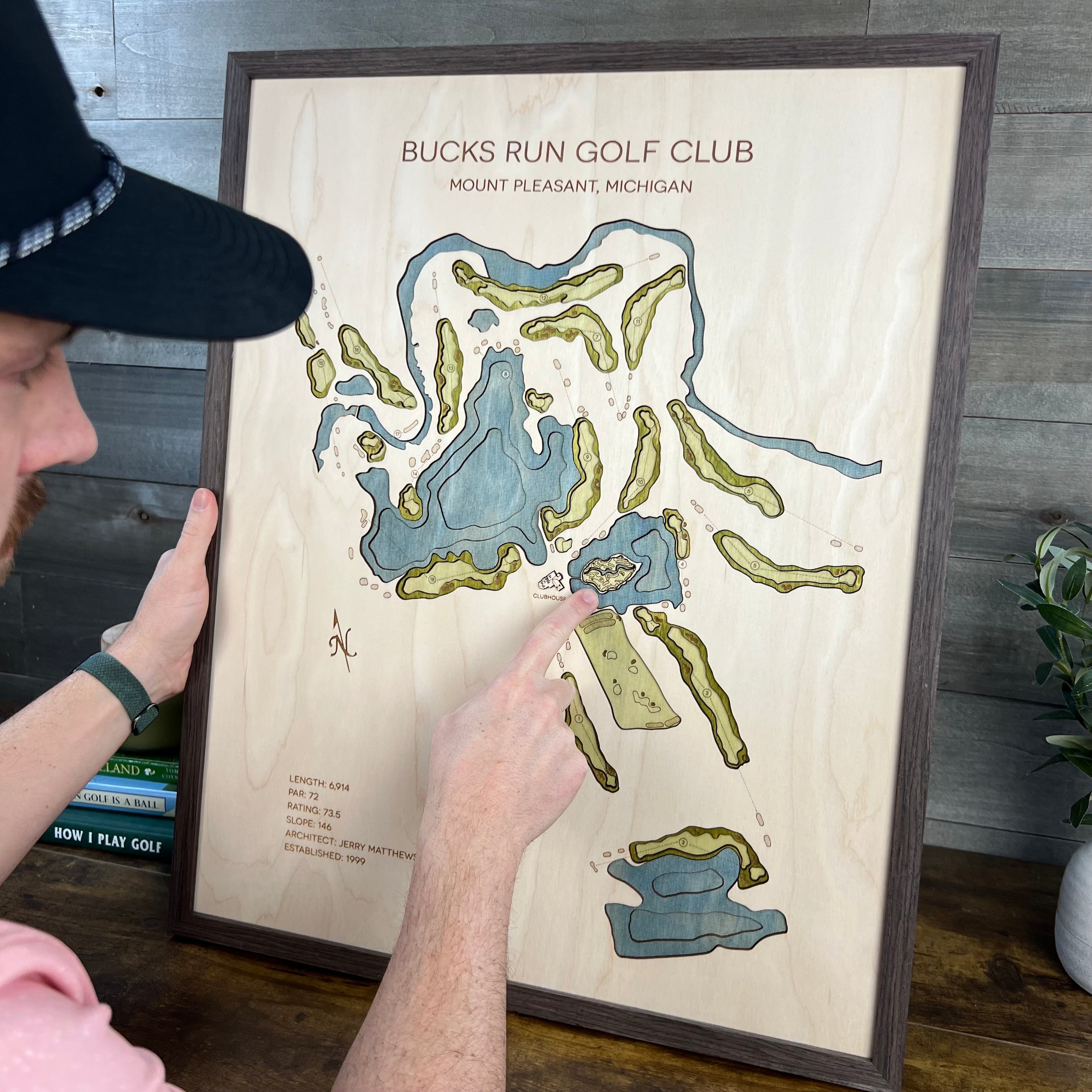 Custom 3D Multi-Layer Golf Map