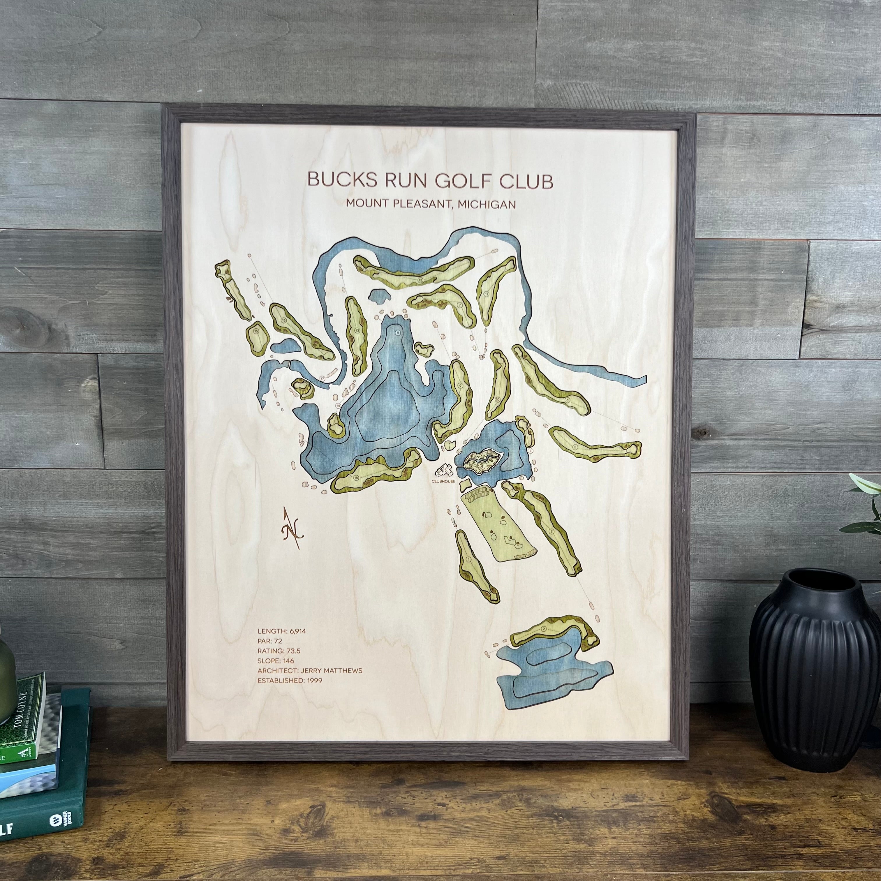 Custom 3D Multi-Layer Golf Map