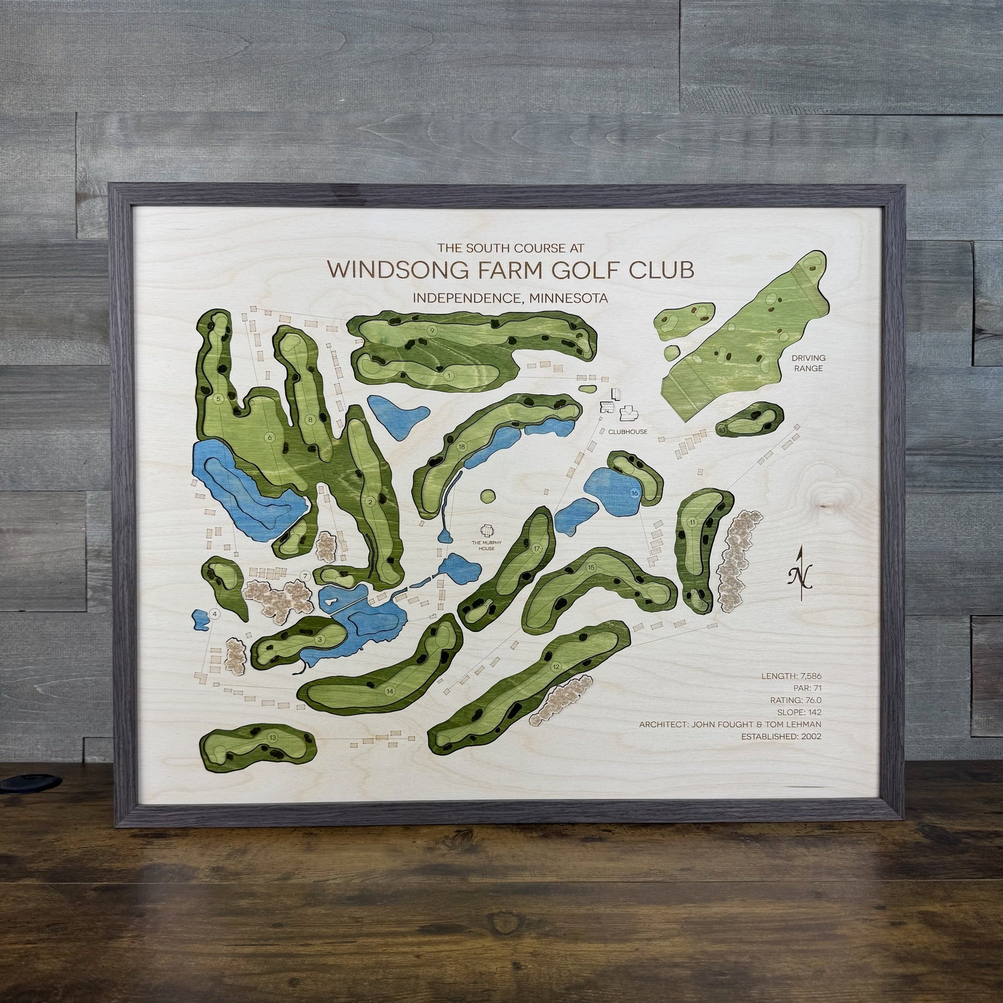 Custom 3D Multi-Layer Golf Map