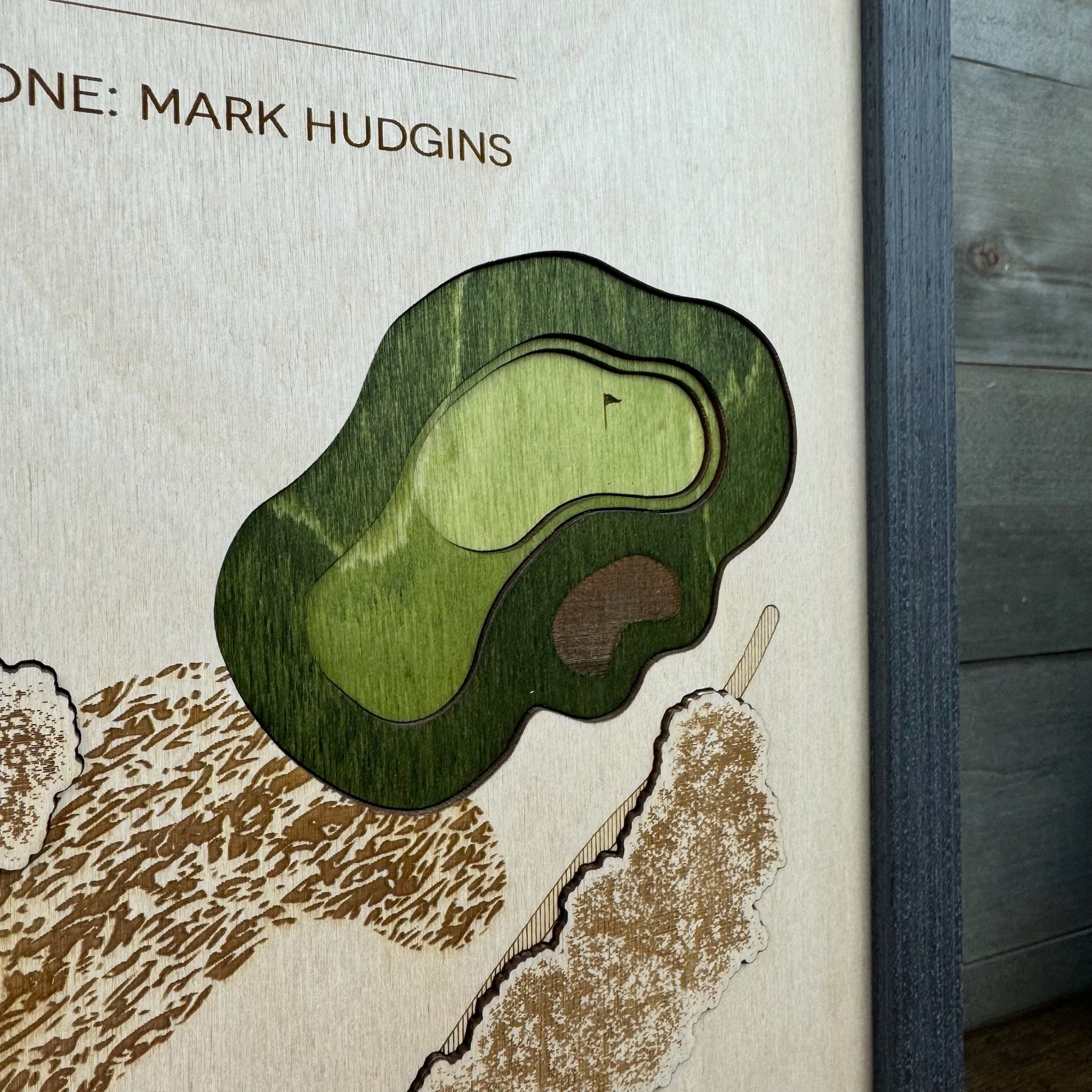Personalized Hole-in-One | Single Hole Golf Art
