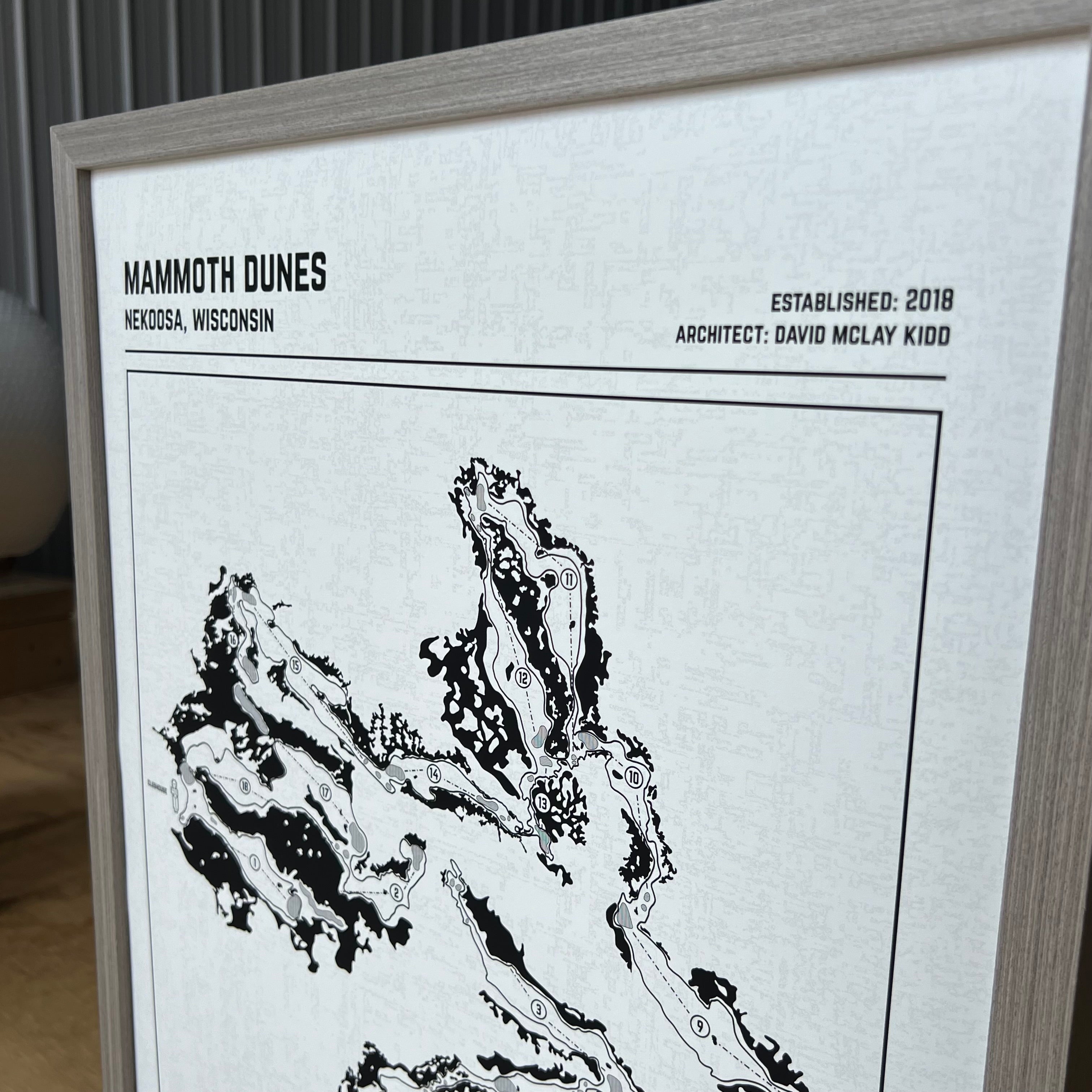 Custom Modern Architect Golf Course Print