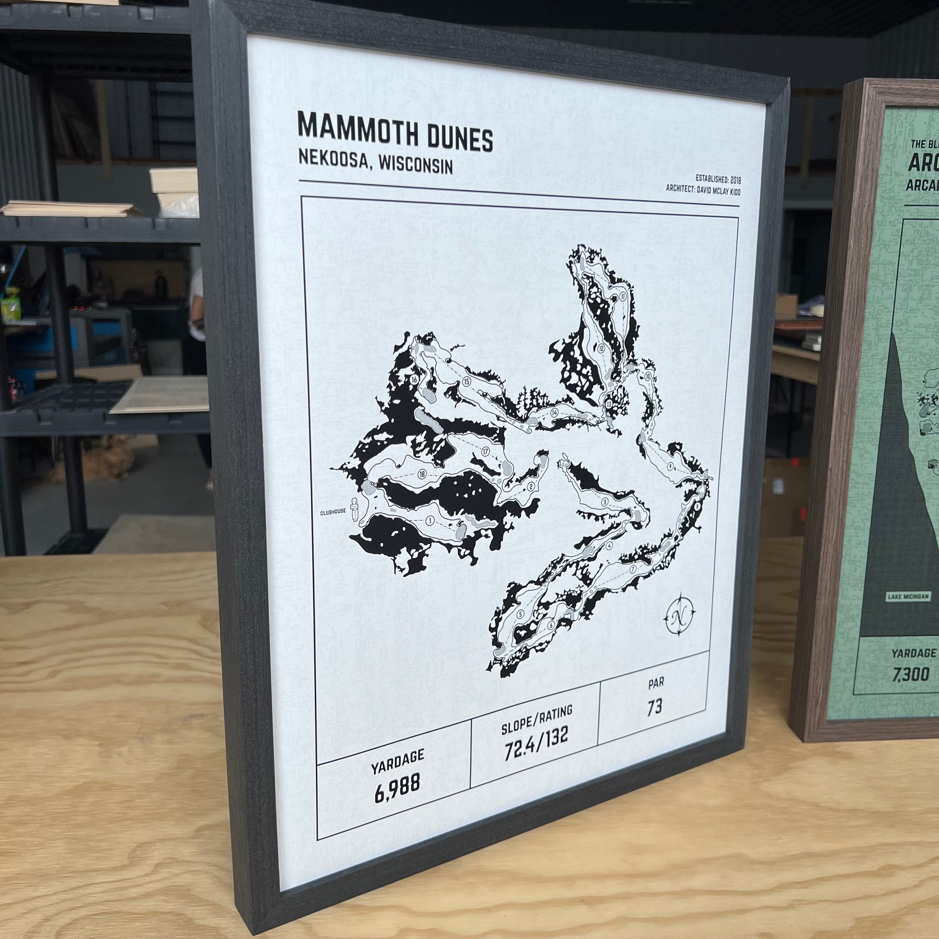 Custom Modern Architect Golf Course Print