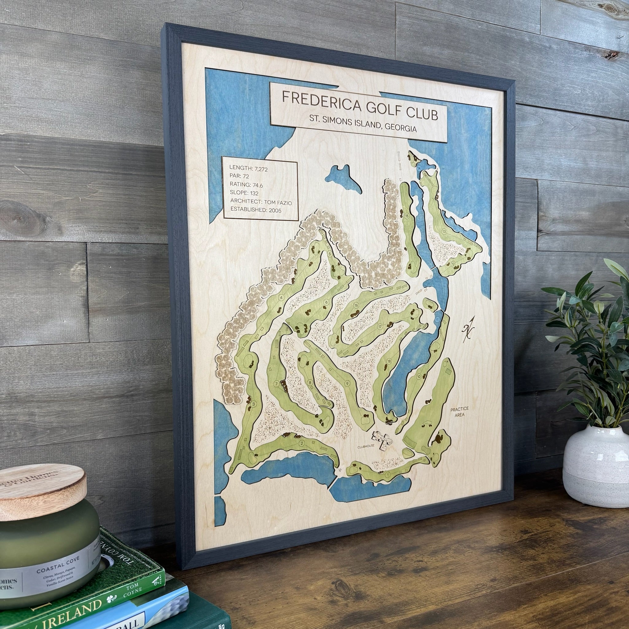 Custom 3D Multi-Layer Golf Map