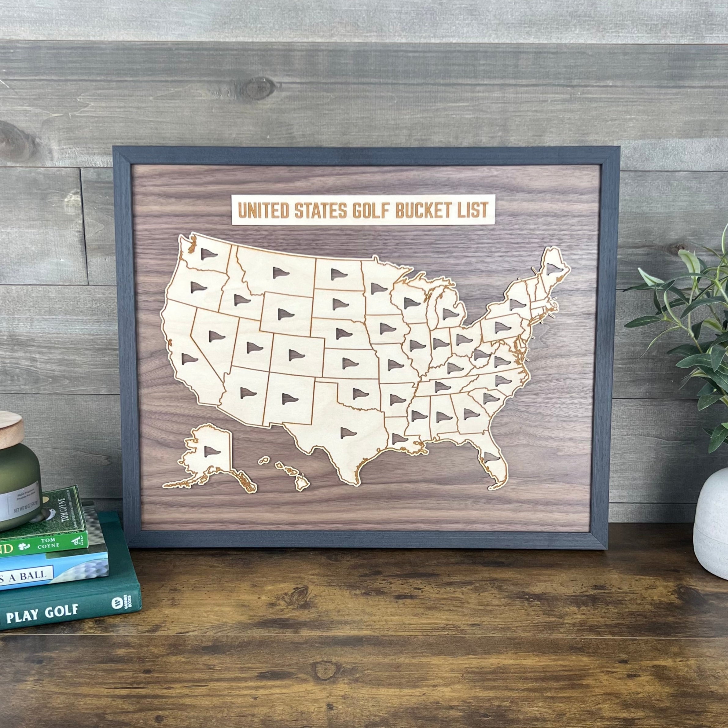 USA Golf Bucket List Map