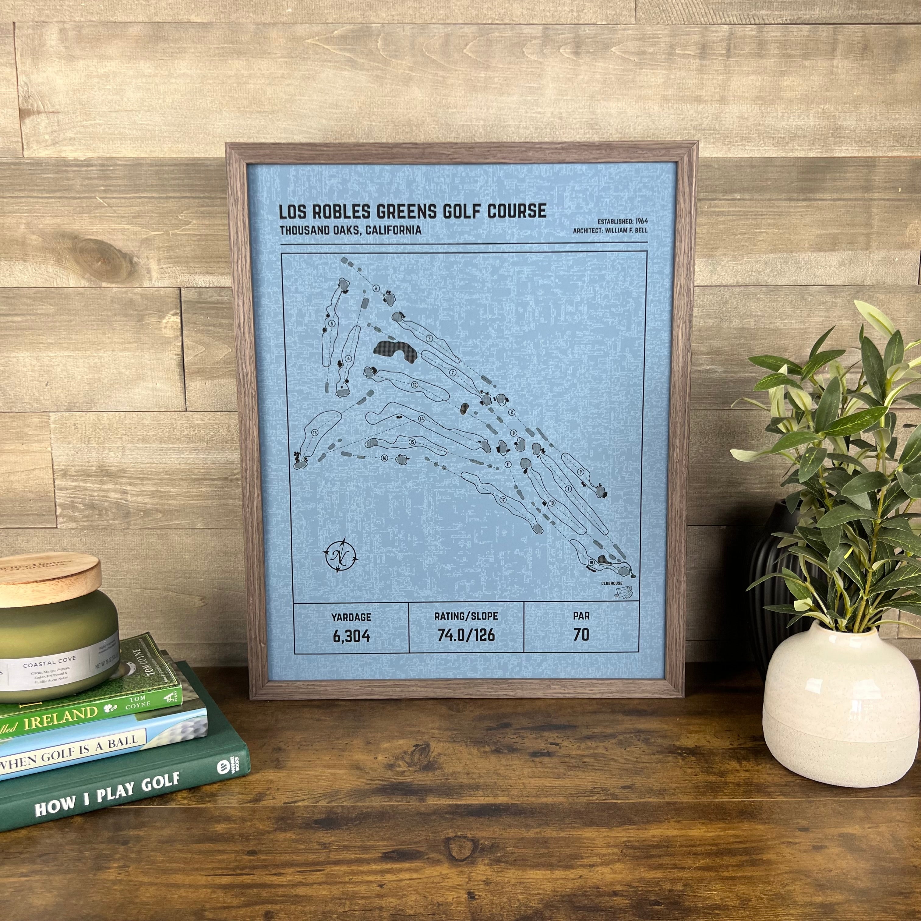 Custom Modern Architect Golf Course Print