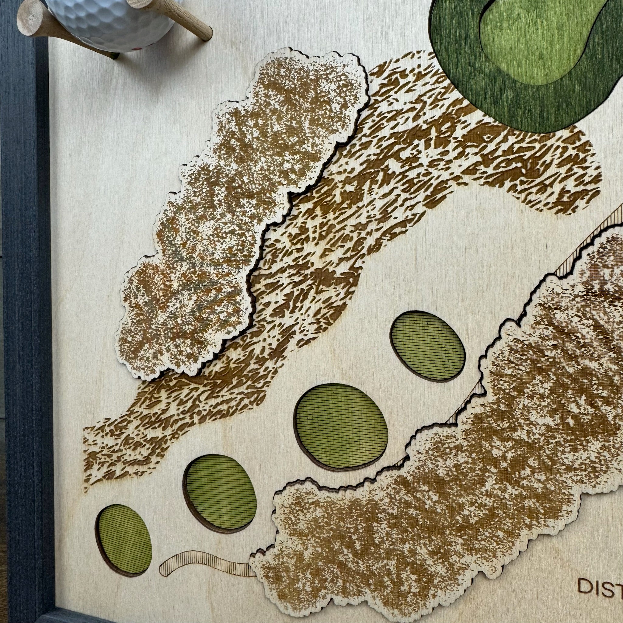 Personalized Hole-in-One | Single Hole Golf Art