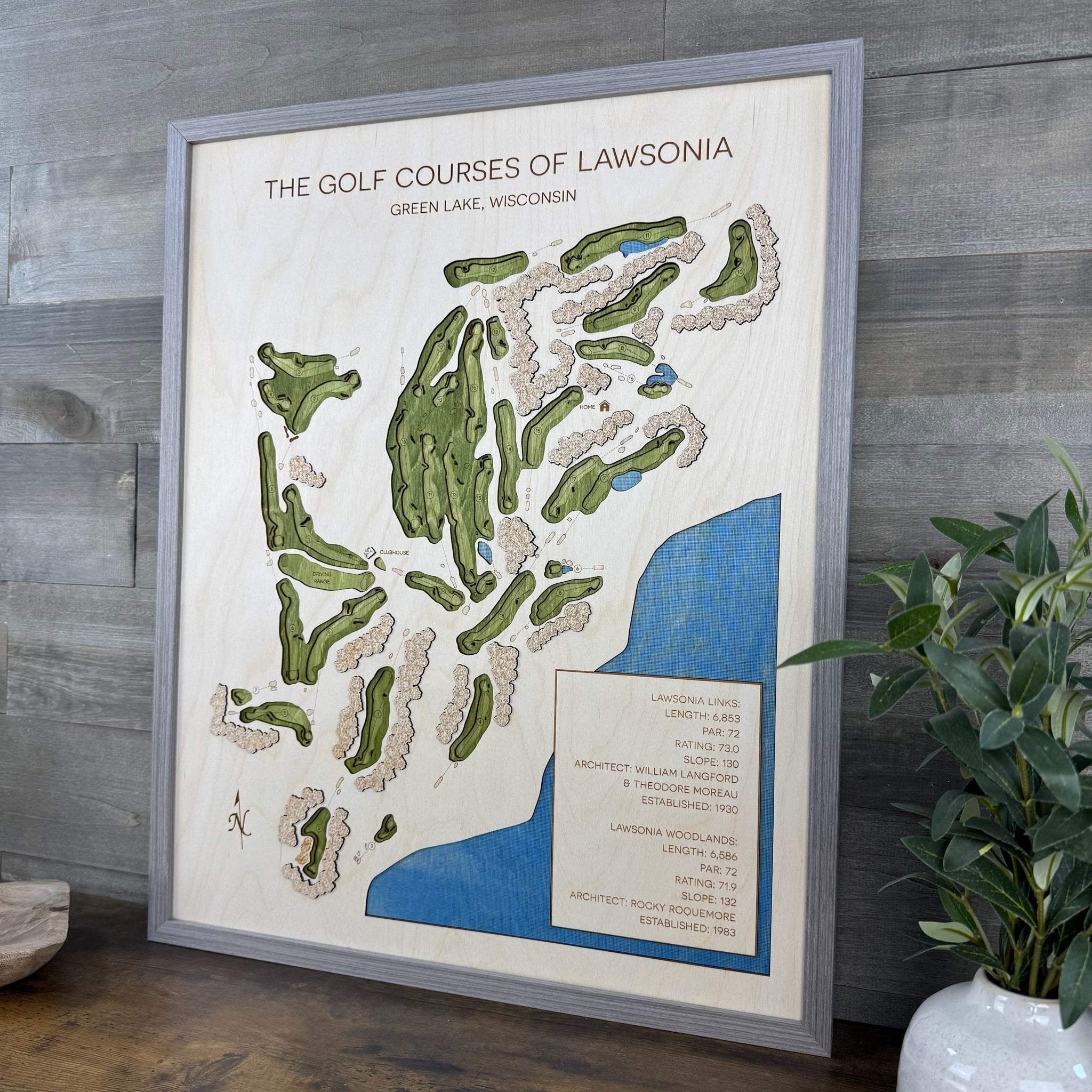 Custom 3D Multi-Layer Golf Map