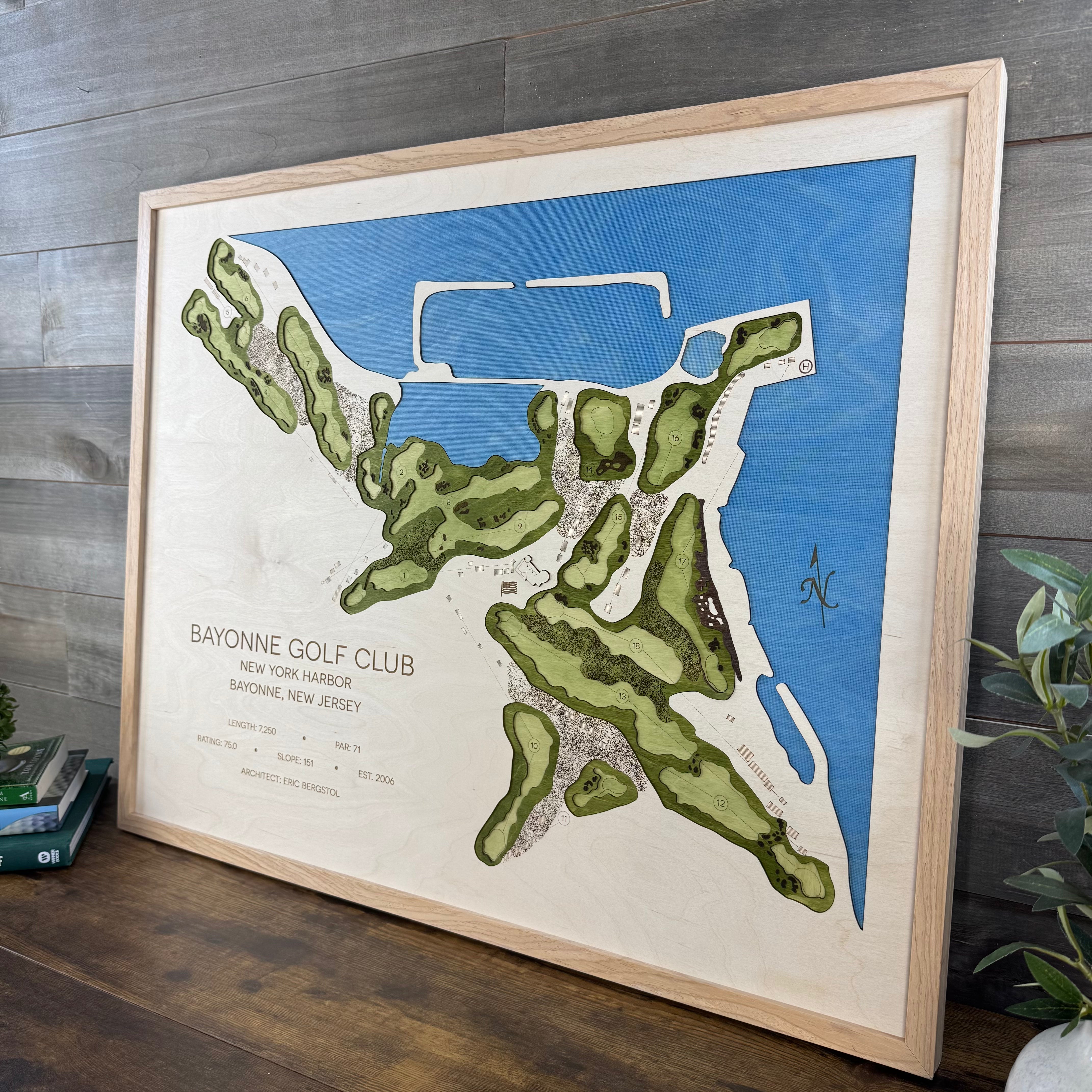 Custom 3D Multi-Layer Golf Map
