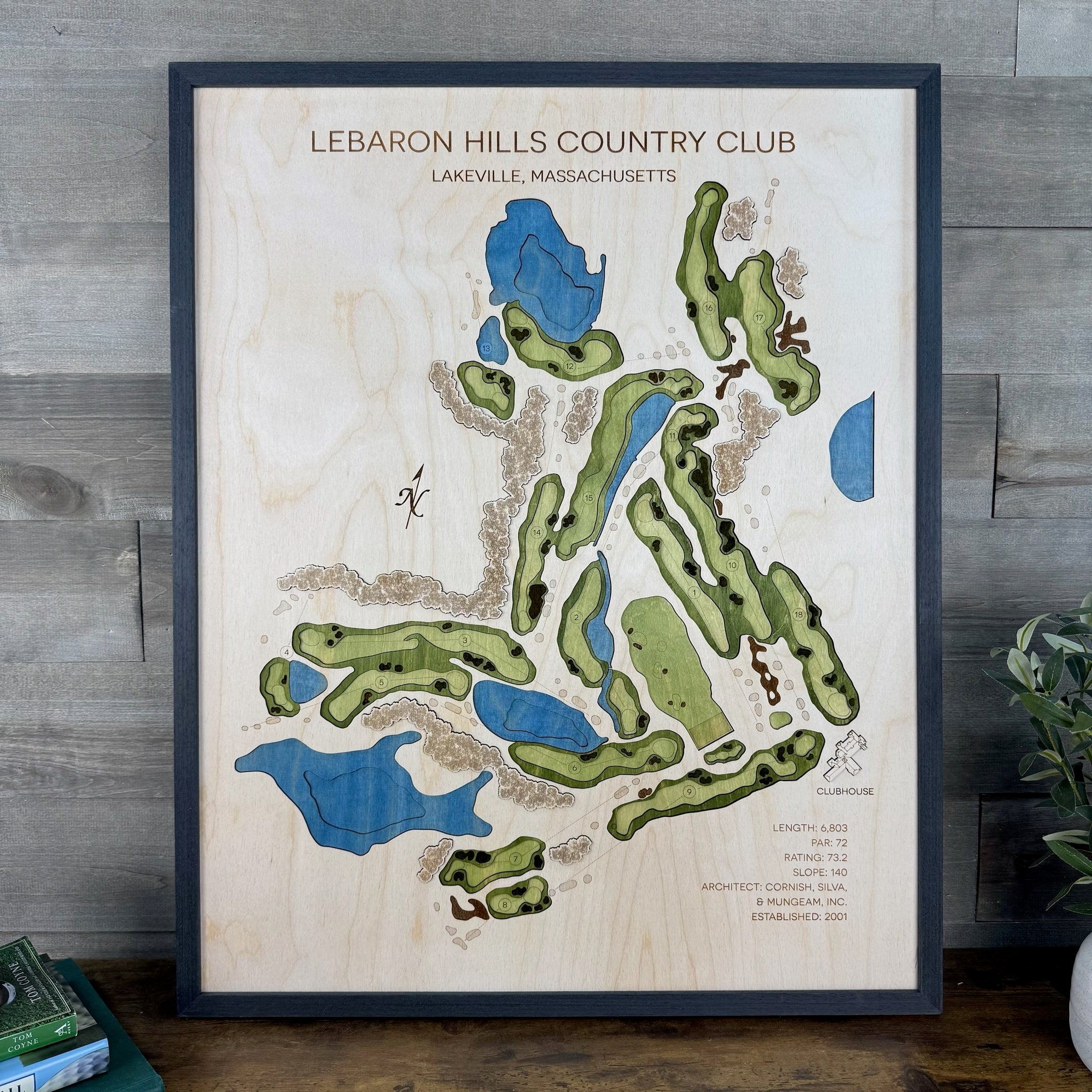 Custom 3D Multi-Layer Golf Map