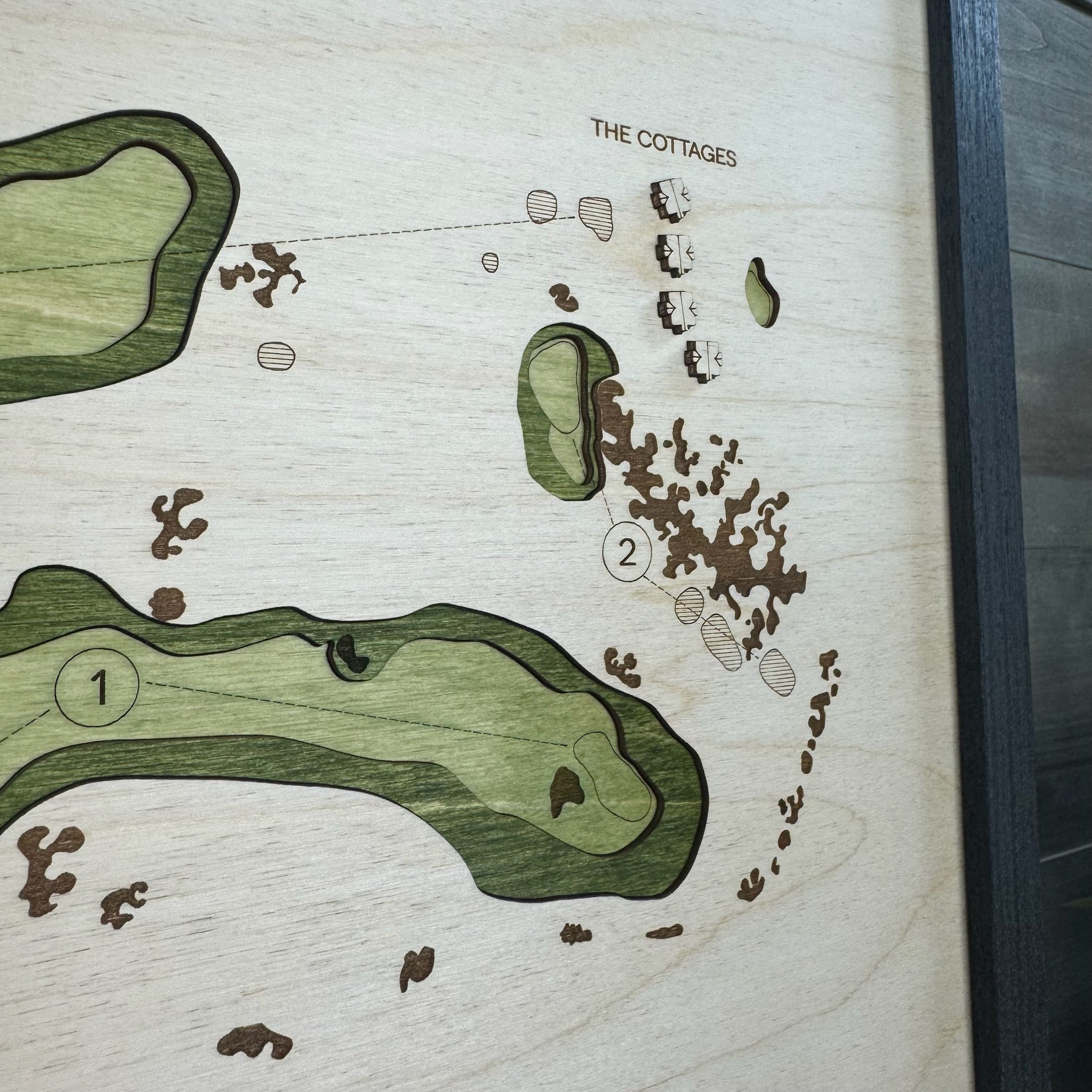 Custom 3D Multi-Layer Golf Map