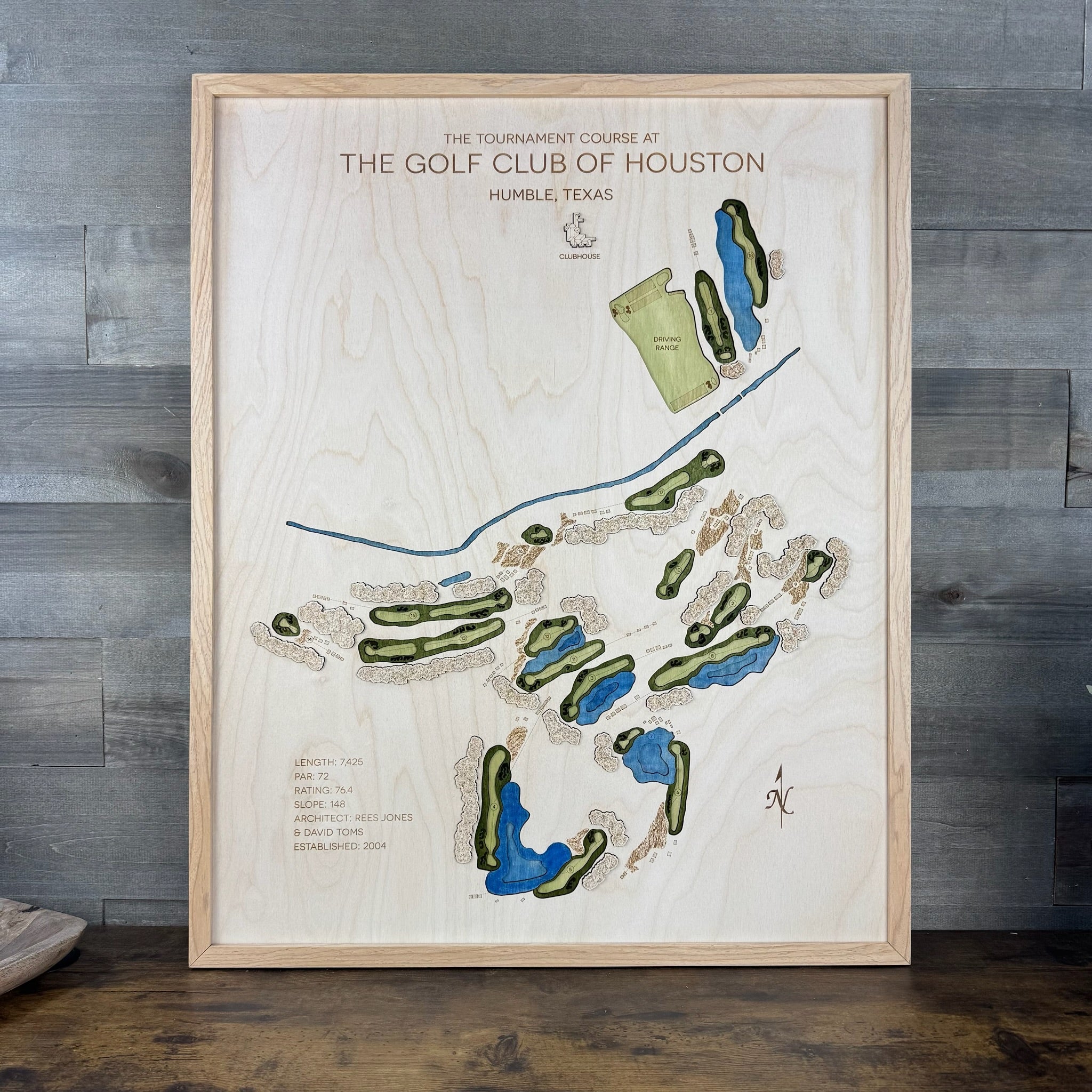Custom 3D Multi-Layer Golf Map