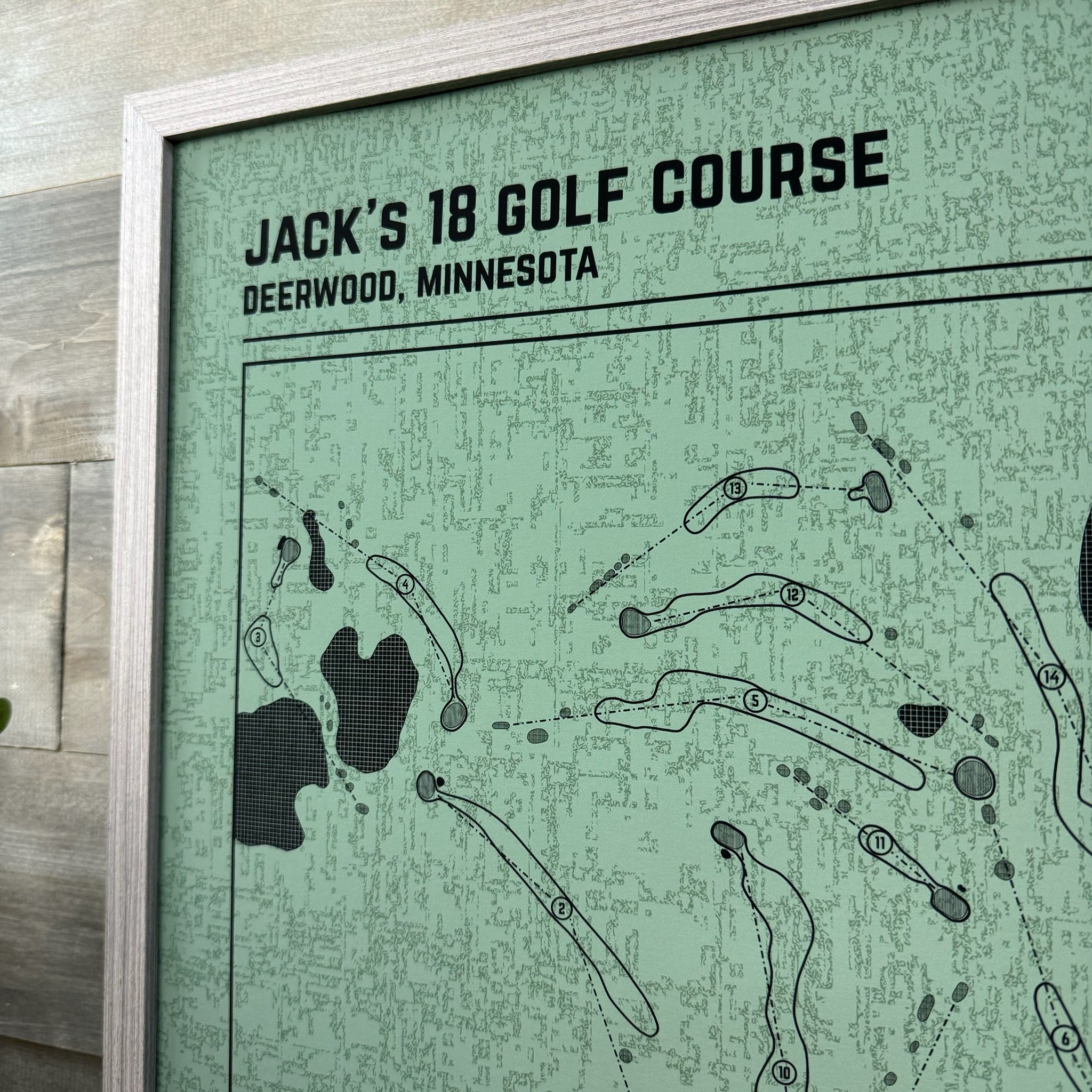 Custom Modern Architect Golf Course Print