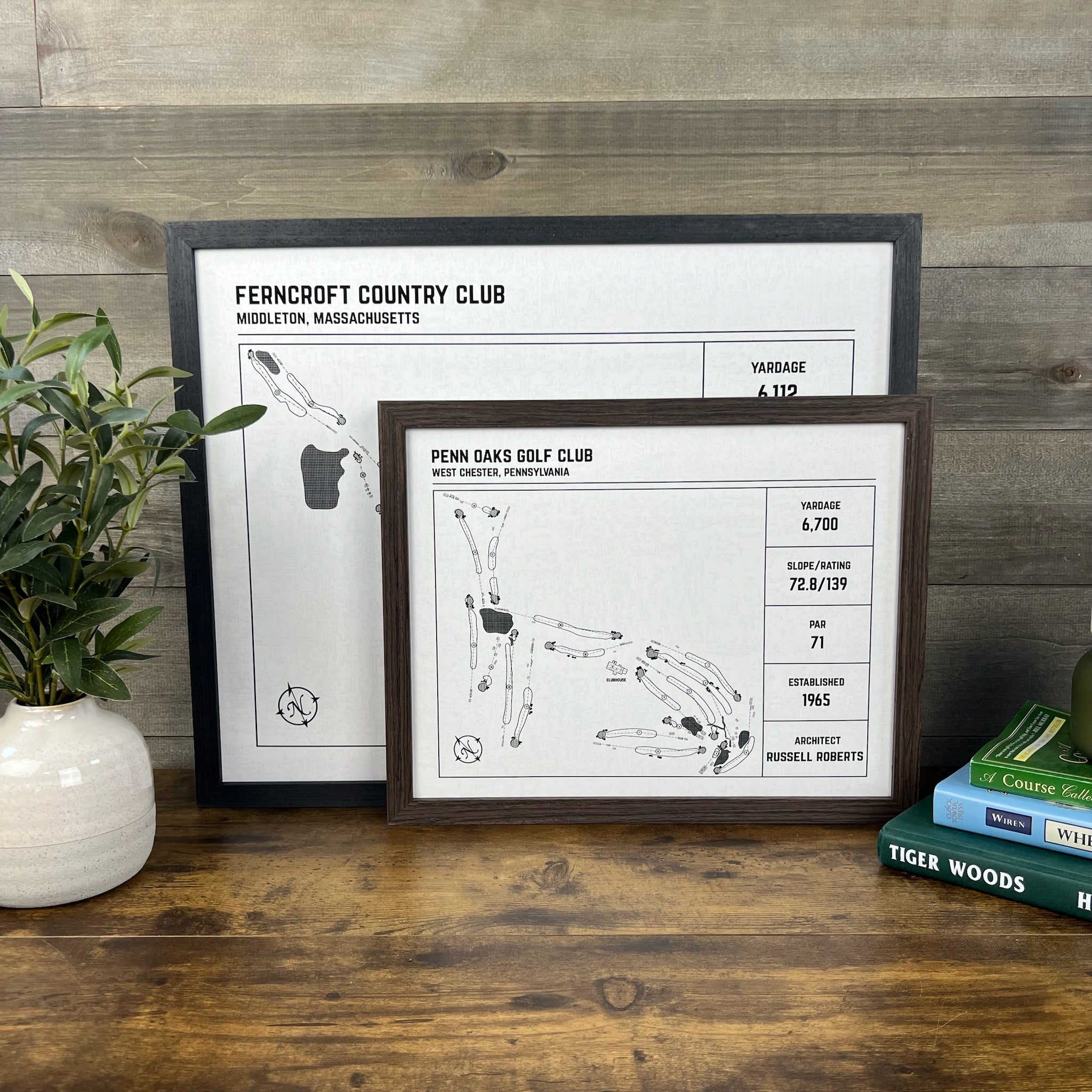 Custom Modern Architect Golf Course Print