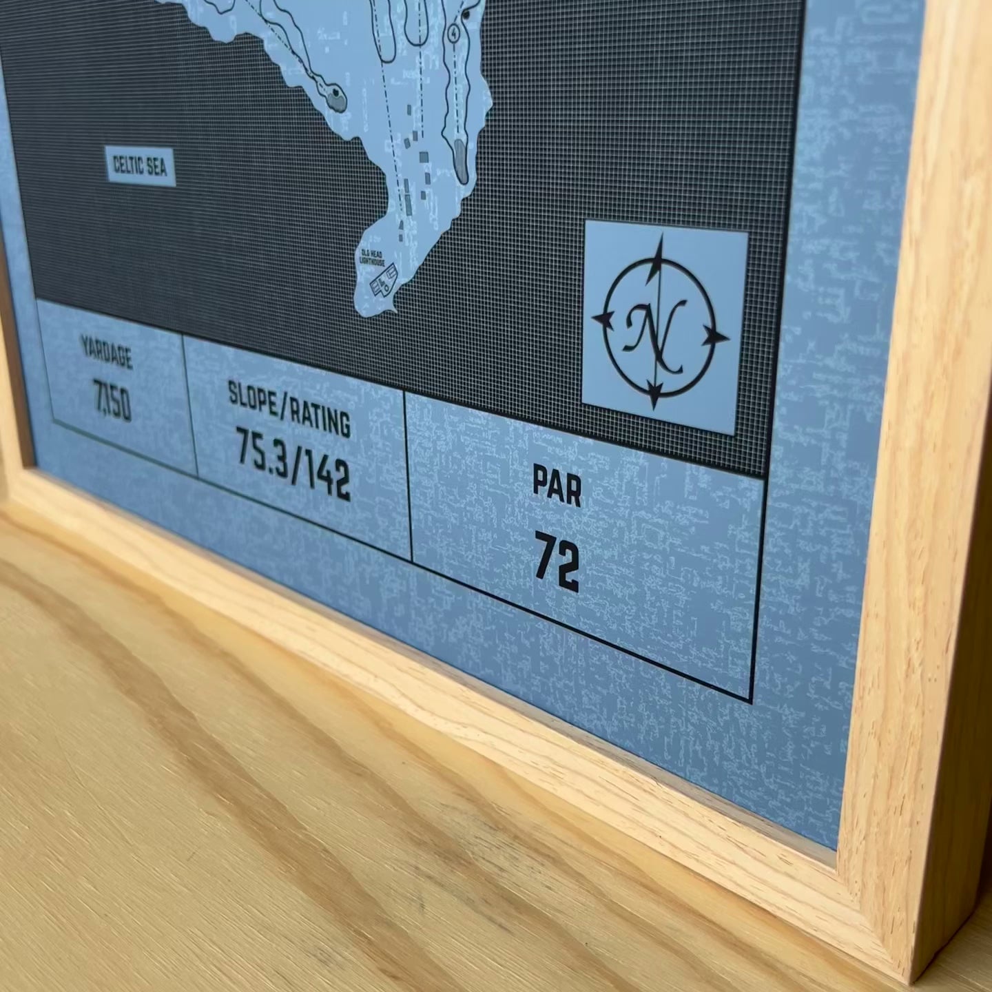 Custom Modern Architect Golf Course Print