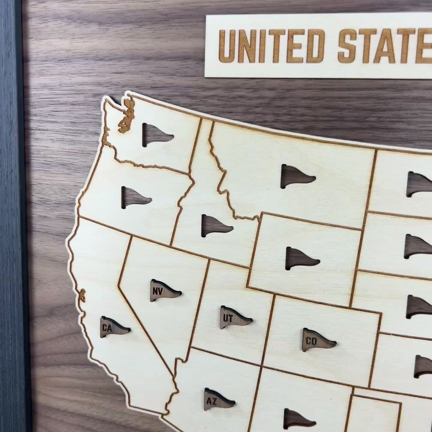 USA Golf Bucket List Map