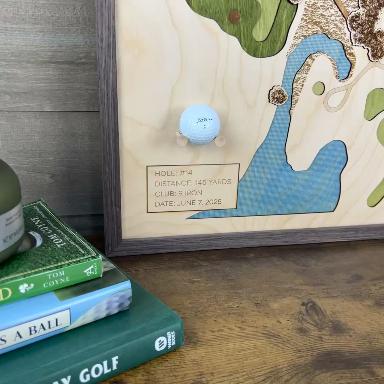 Personalized Hole-in-One | Single Hole Golf Art