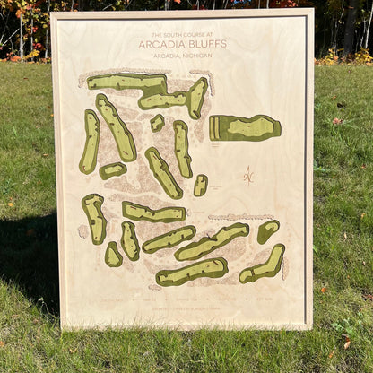 Custom 3D Multi-Layer Golf Map