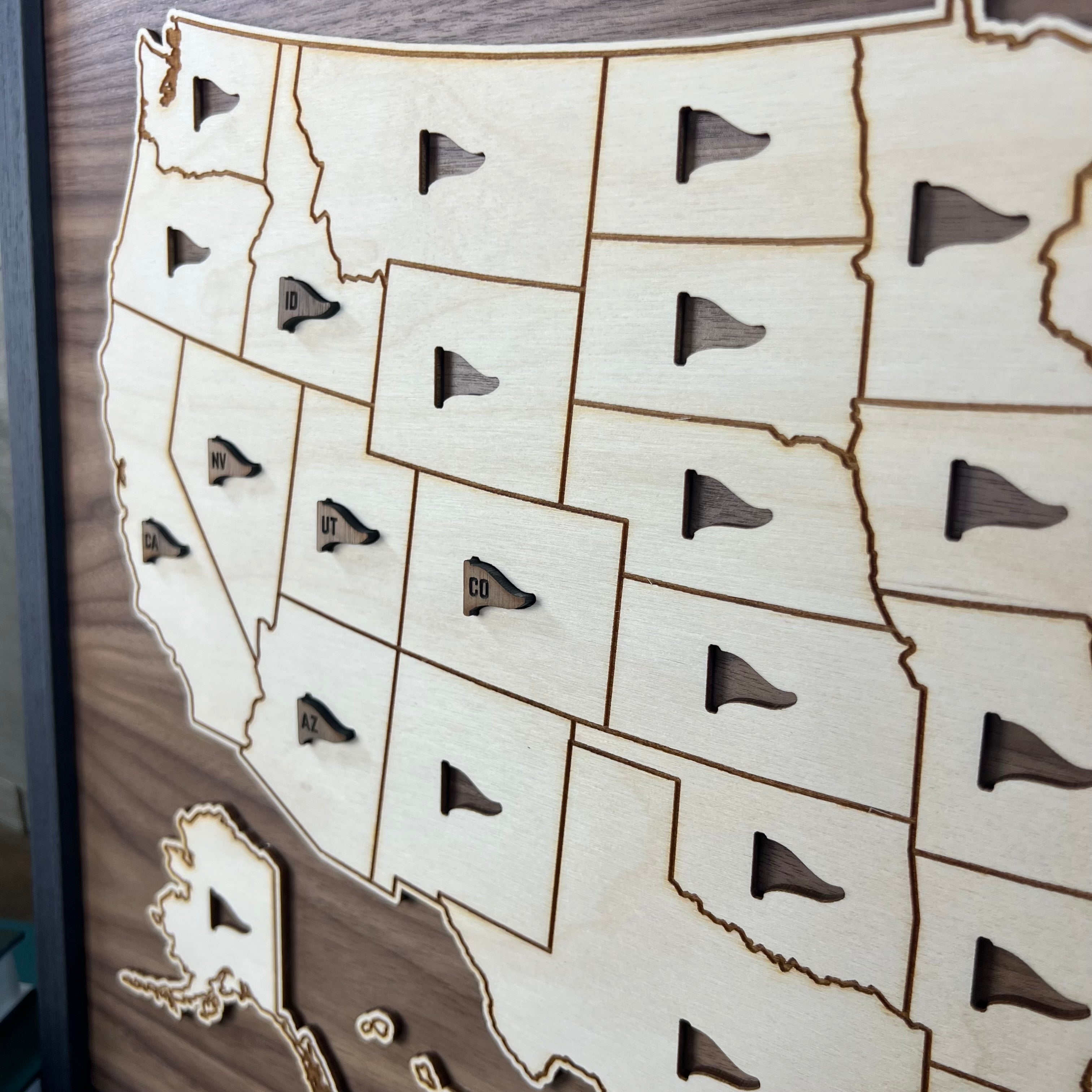 USA Golf Bucket List Map