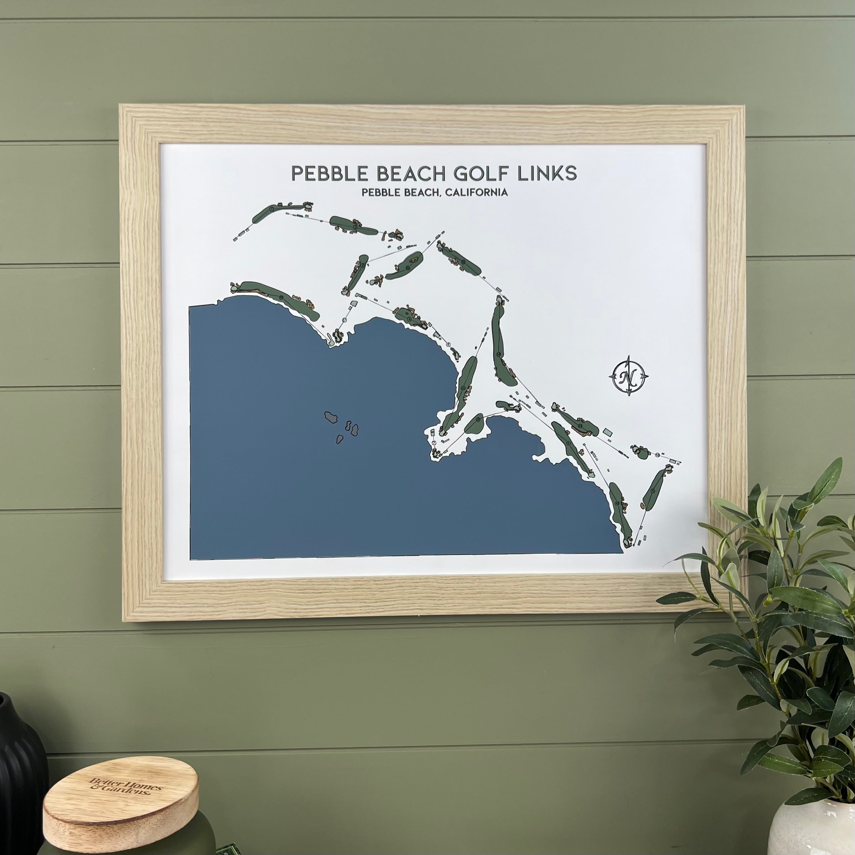 Custom Course Map Prints | Any Course in the World