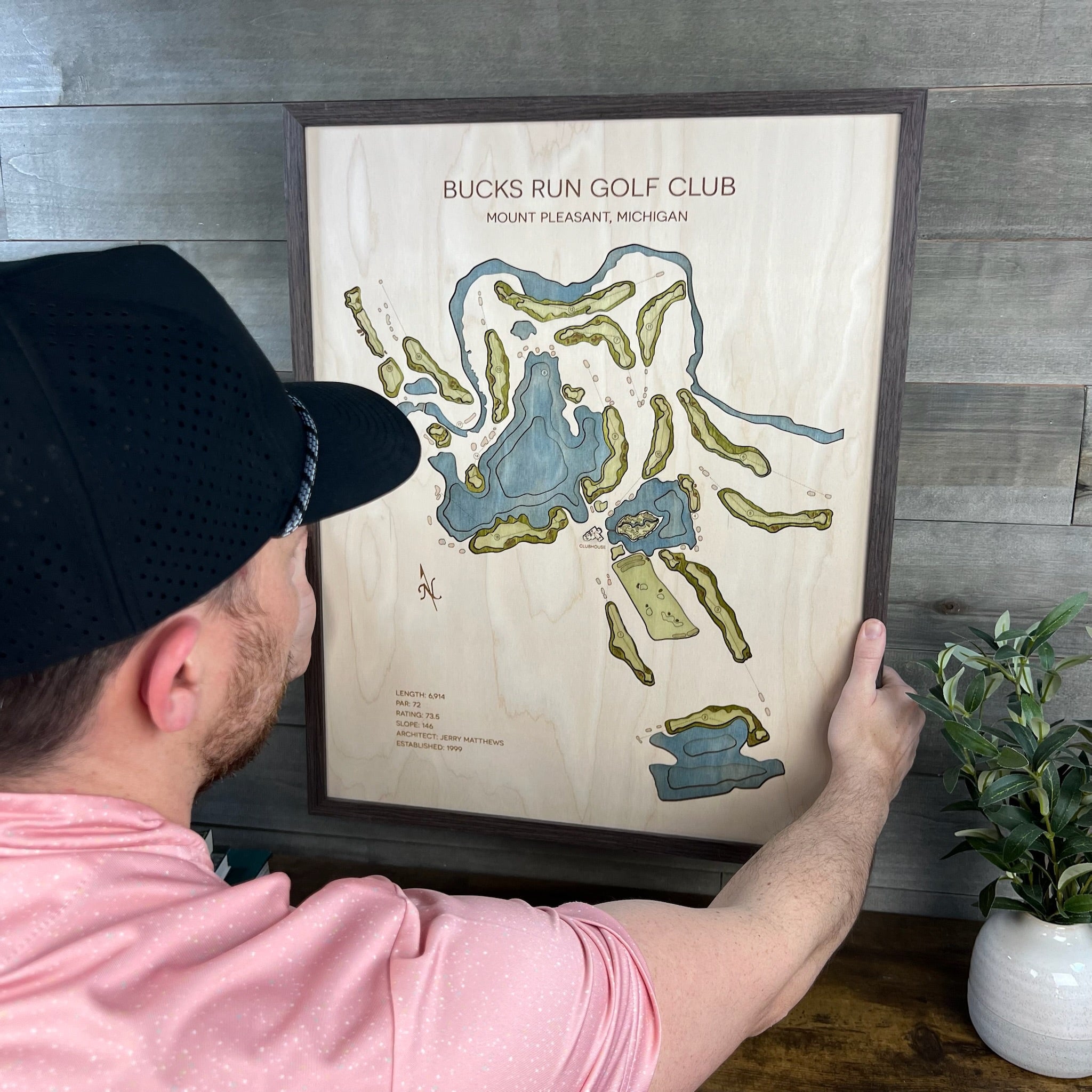 Custom 3D Multi-Layer Golf Map