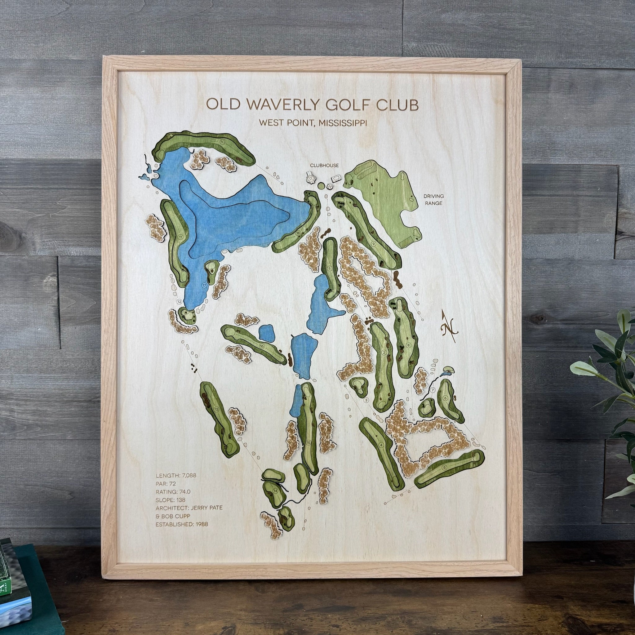 Custom 3D Multi-Layer Golf Map