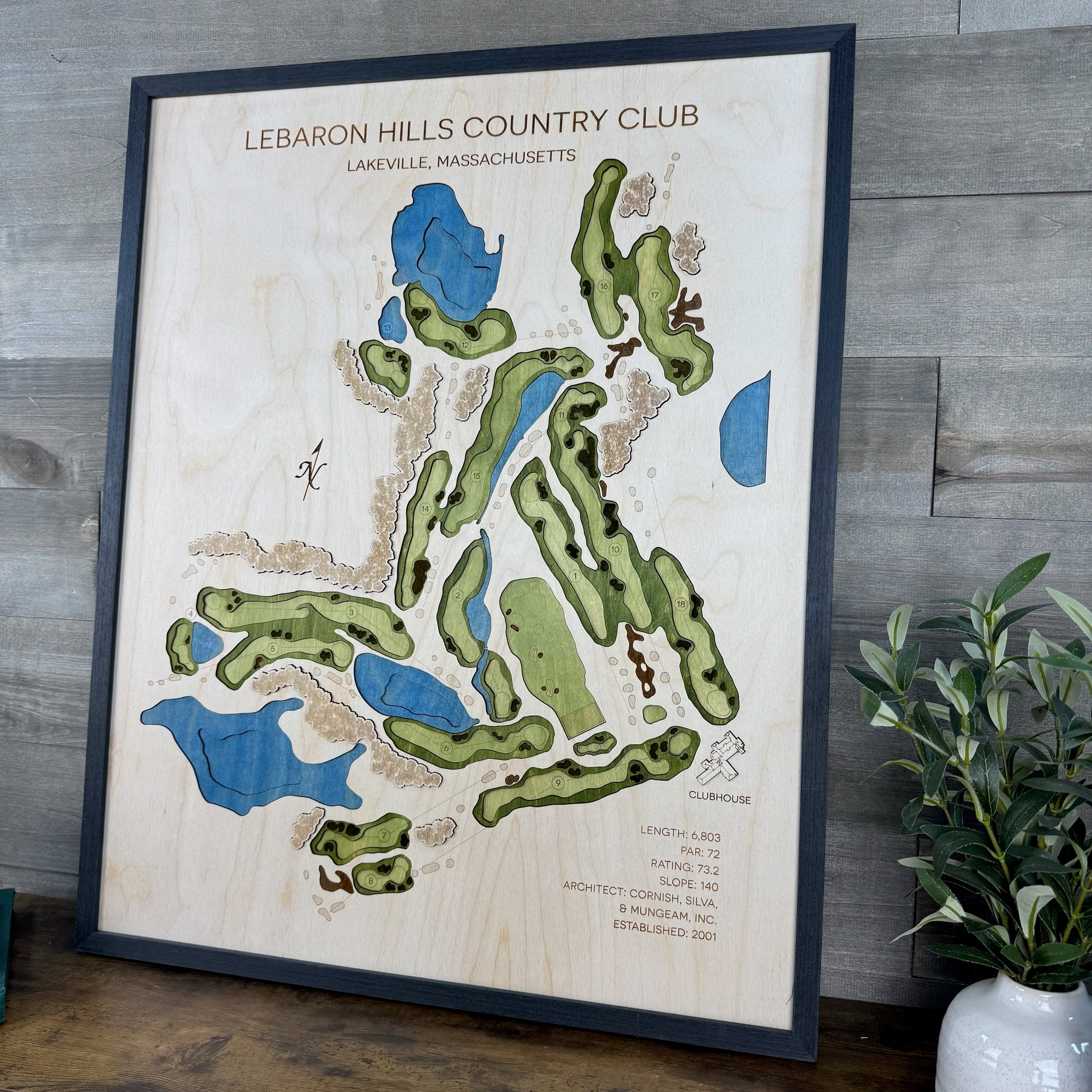 Custom 3D Multi-Layer Golf Map