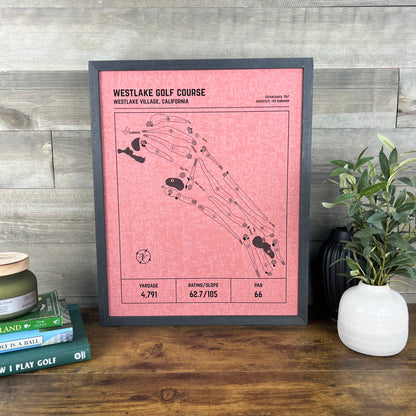 Custom Modern Architect Golf Course Print