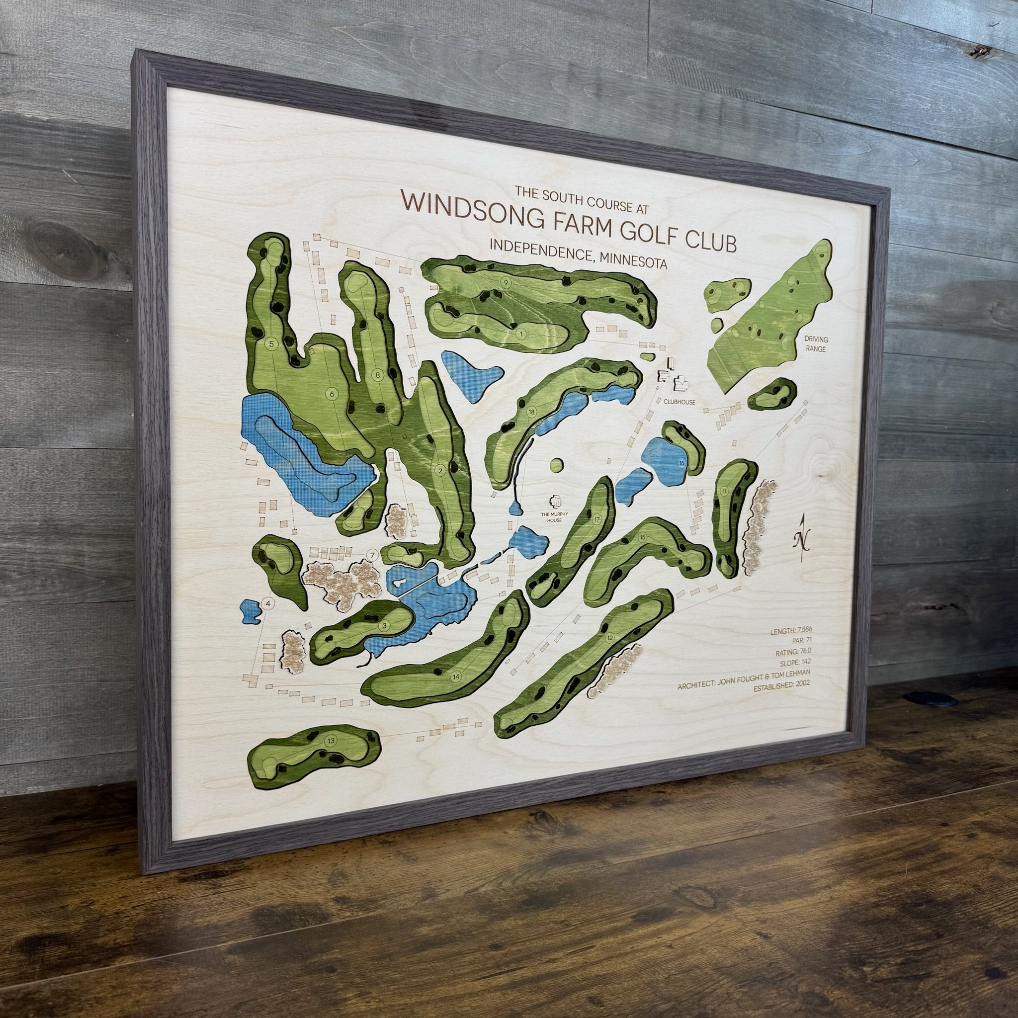 Custom 3D Multi-Layer Golf Map
