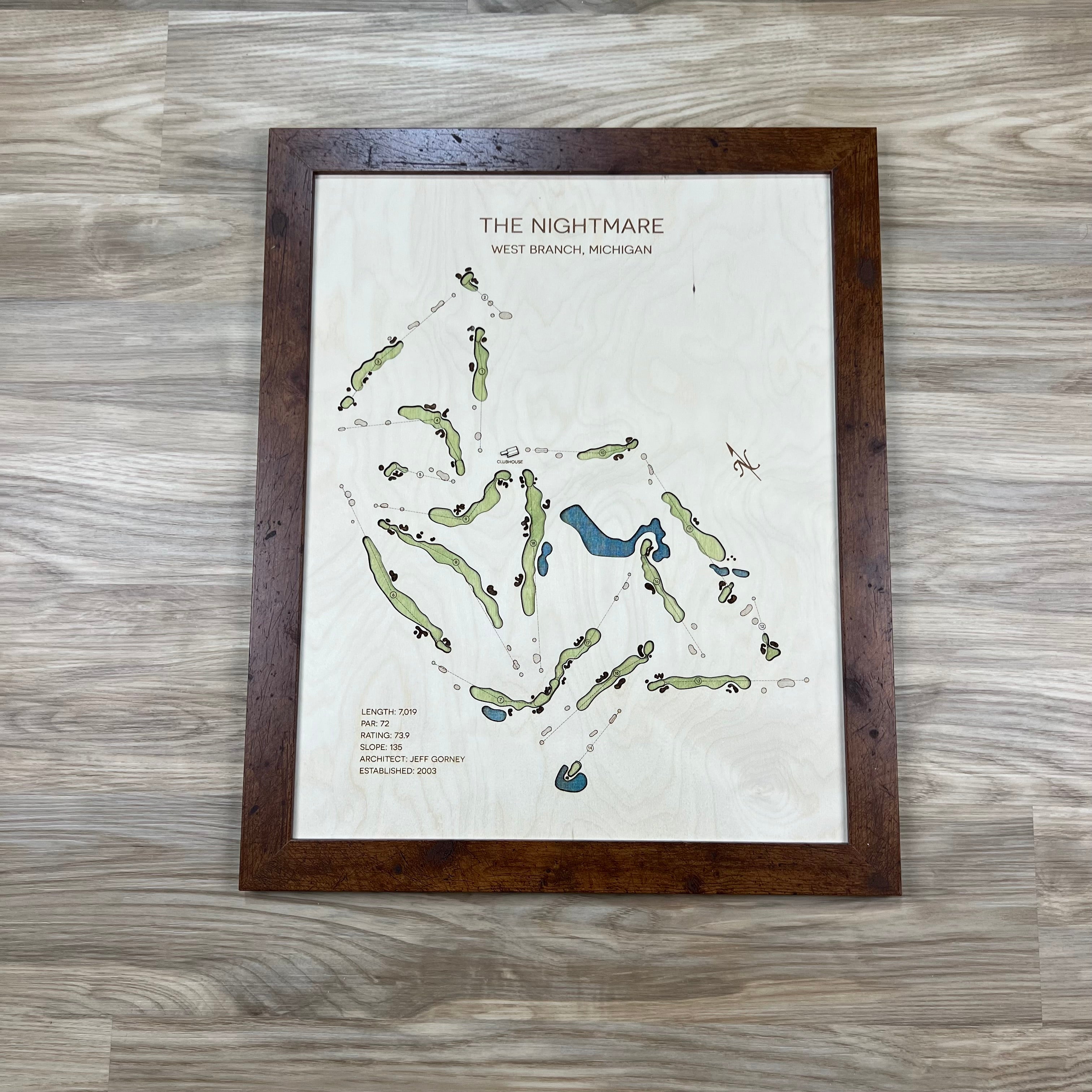 Custom Golf Course Layout | With or Without Scorecard | Personalization | Digital Delivery | Golf buy Architecture | Golf Gifts