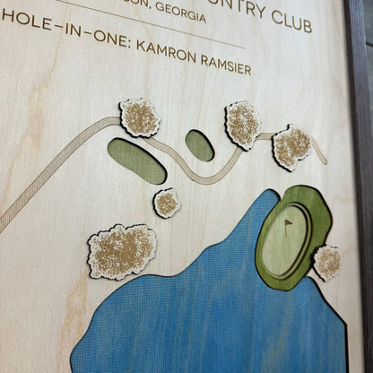 Personalized Hole-in-One | Single Hole Golf Art