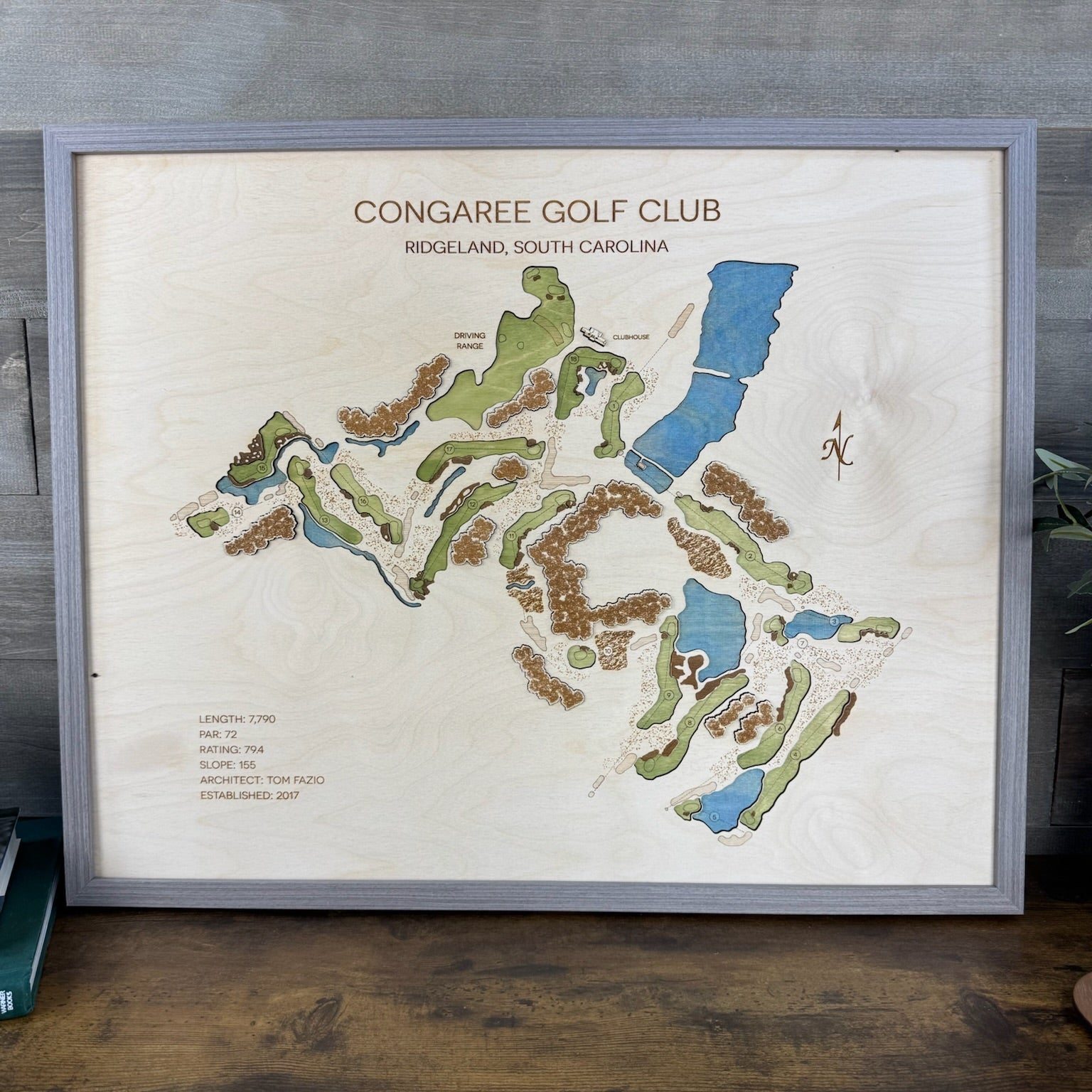 Custom 3D Multi-Layer Golf Map