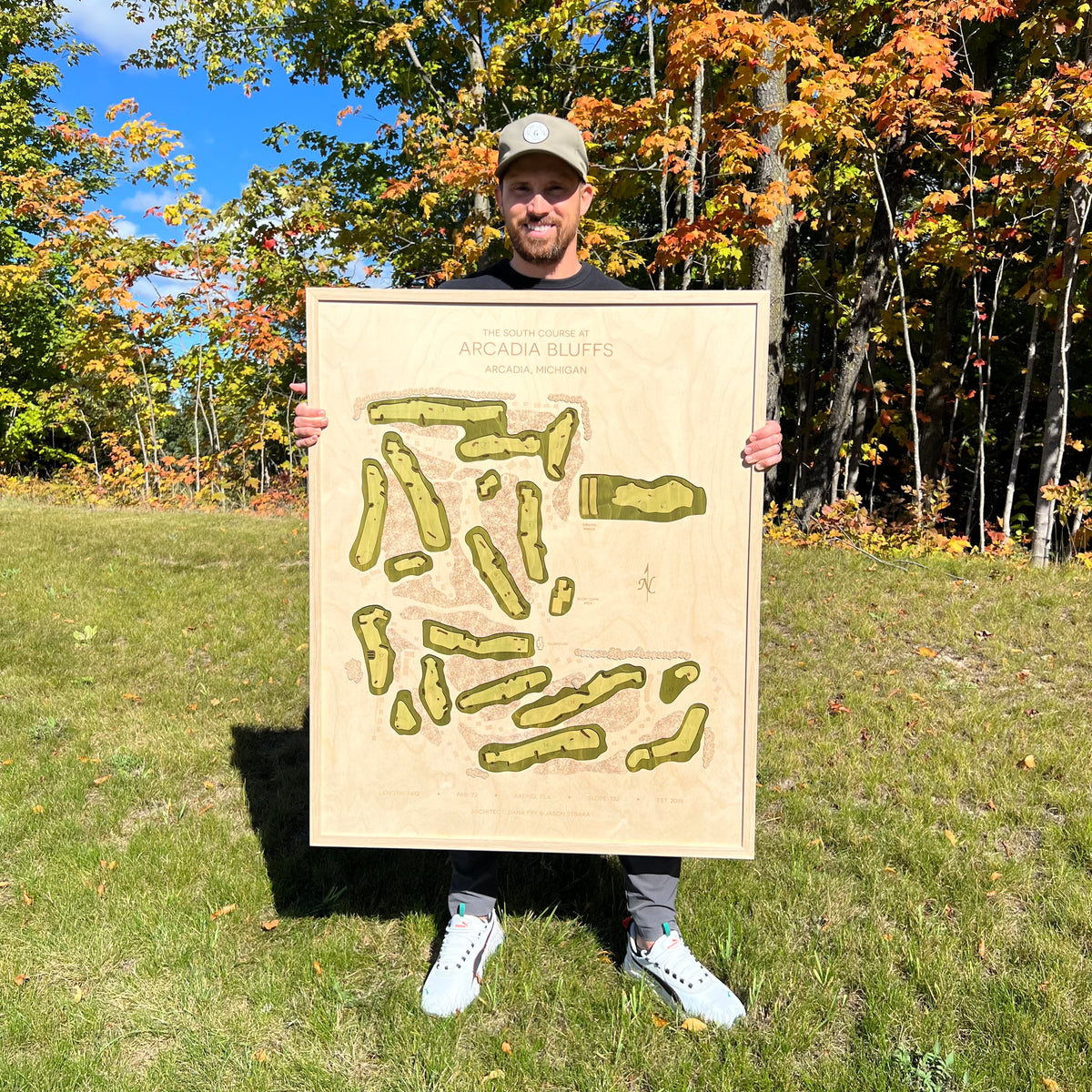 Custom 3D Multi-Layer Golf Map