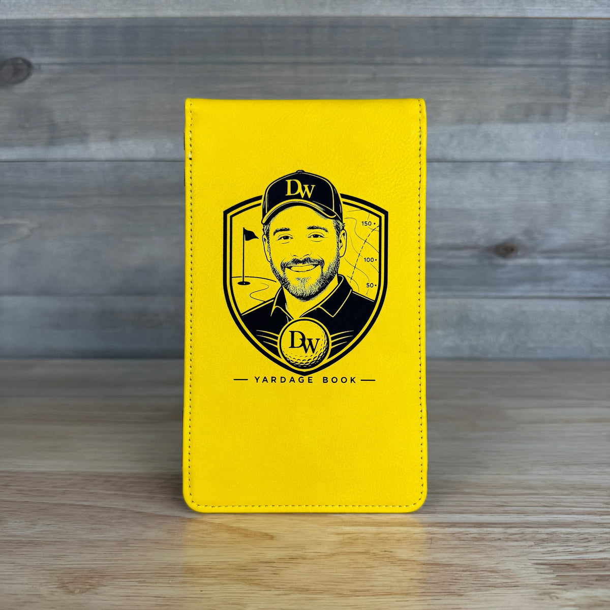 Personalized Leather Golf Scorecard Holder/Yardage Book