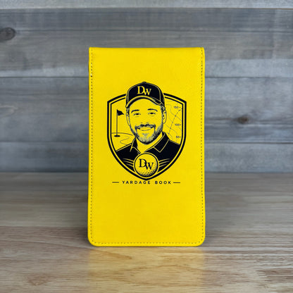 Personalized Leather Golf Scorecard Holder/Yardage Book