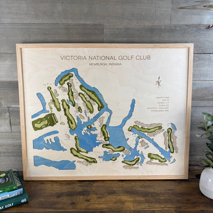 Custom 3D Multi-Layer Golf Map