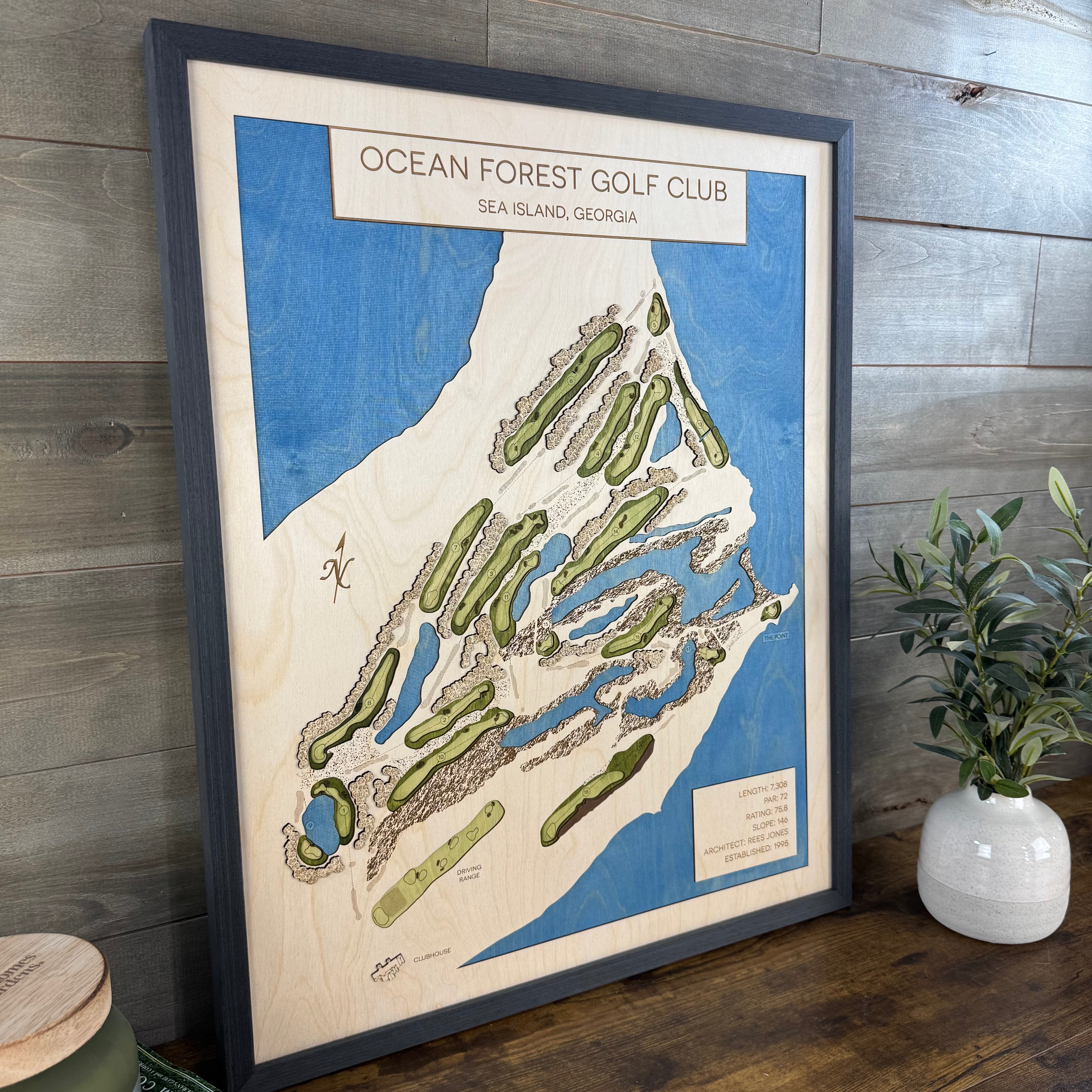 Custom 3D Multi-Layer Golf Map