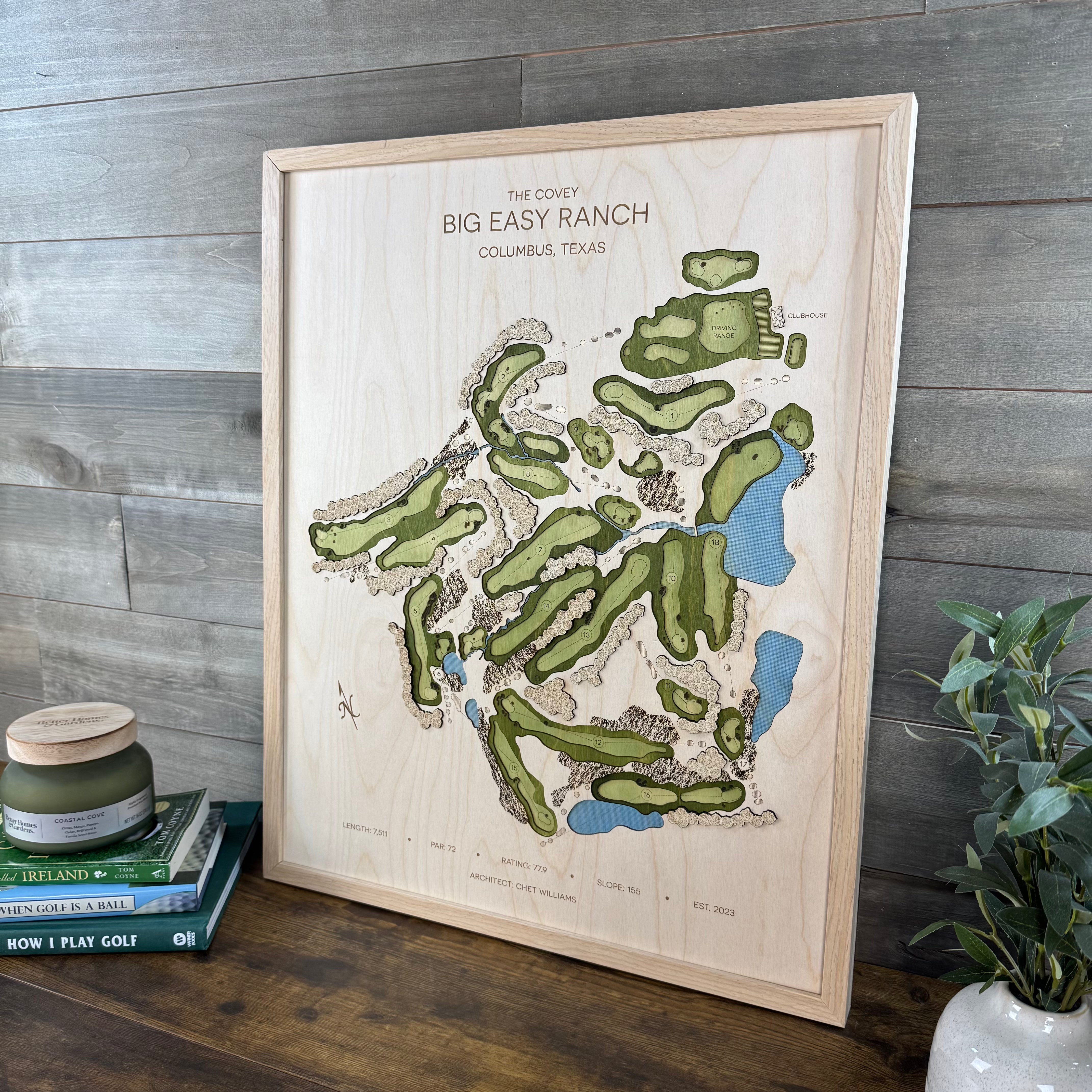 Custom 3D Multi-Layer Golf Map
