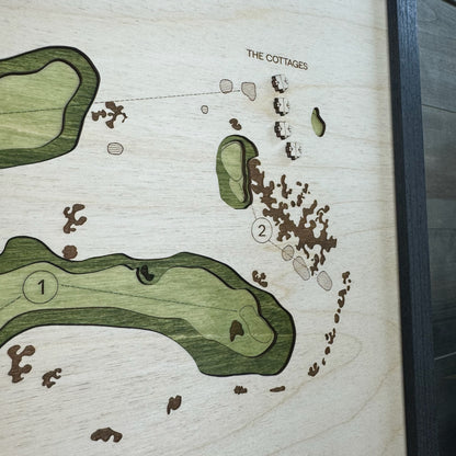 Custom 3D Multi-Layer Golf Map