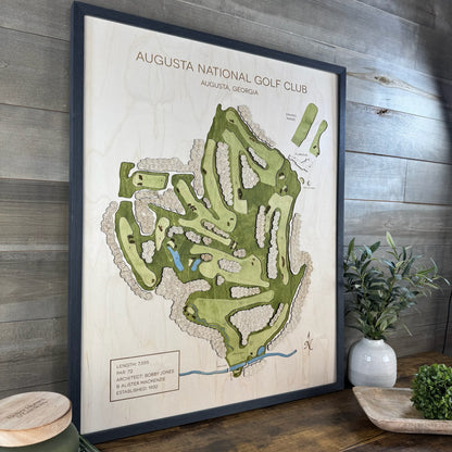 Custom 3D Multi-Layer Golf Map