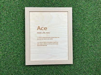 Ace Defined Golf Art