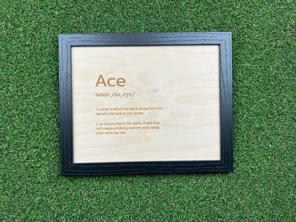 Ace Defined Golf Art